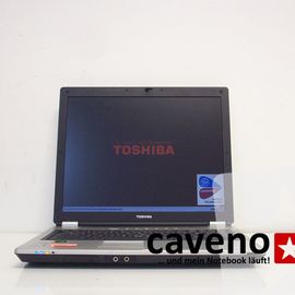Bild zeigt ein repariertes Toshiba Satellite A80-154 Notebook, aus dem Service von Caveno in Berlin