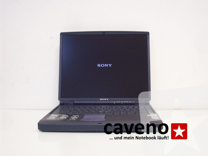Bild zeigt ein repariertes Sony Vaio PCG-FX804 Notebook, aus dem Service von Caveno in Berlin