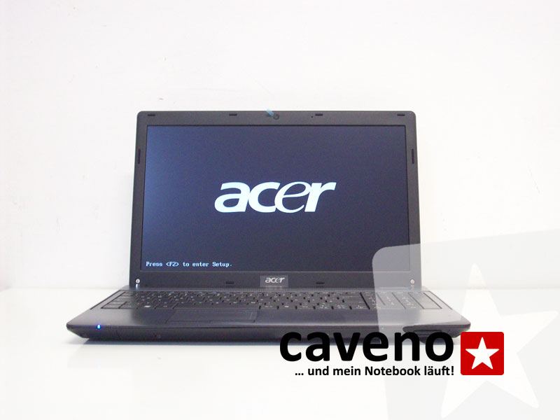 Bild zeigt ein repariertes Acer TravelMate 5740G-434G32Mn Notebook, aus dem Service von Caveno in Berlin