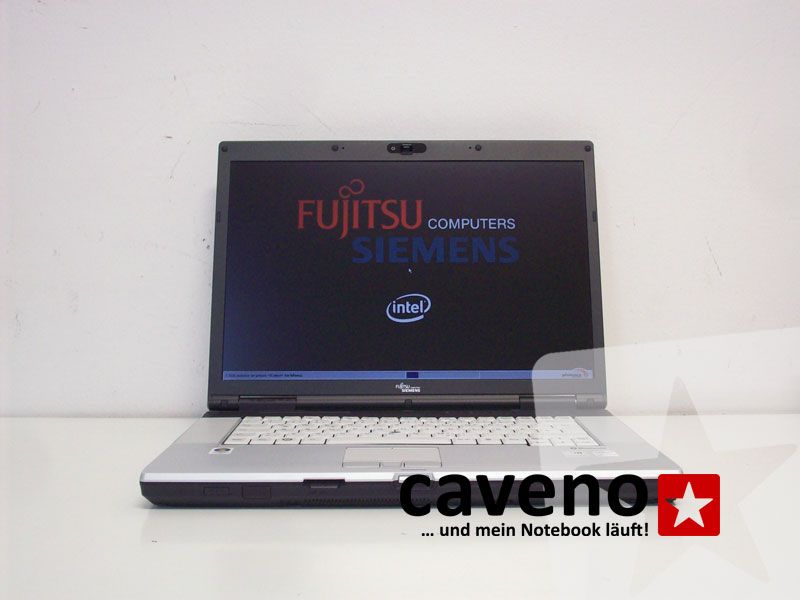 Bild zeigt ein repariertes Fujitsu-Siemens LifeBook P8110 Notebook, aus dem Service von Caveno in Berlin