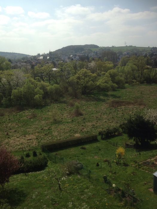 Blick von der Terrasse auf das Illtal und Naturschutzgebiet 