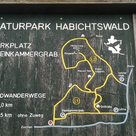 Lageplan Naturpark Habichtswald