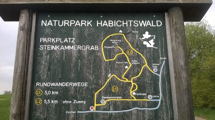 Lageplan Naturpark Habichtswald