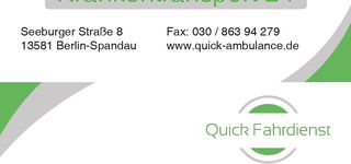Bild zu Quick Ambulance GmbH - Krankentransport