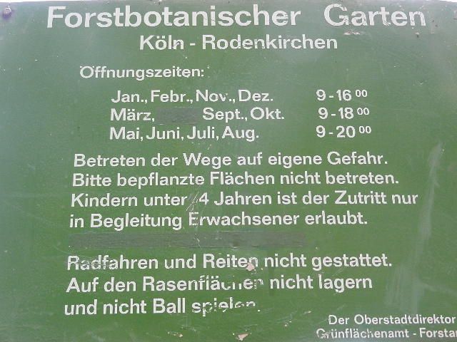 Forstbotanischer Garten Und Friedenswald 2 Bewertungen Koln Rodenkirchen Schillingsrotter Str Golocal