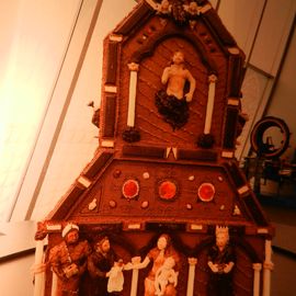 Nachbau des Dreikönigsschreines im Schokoladenmuseum (aus: Kölner Domblatt)