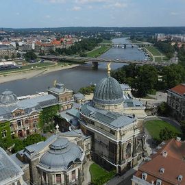 Kuppelblick &uuml;ber Dresden 