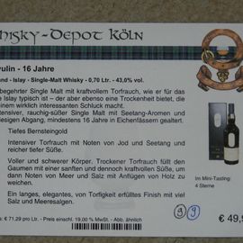 the rrrright stuff: derzeitiger Lieblingswhisky (!)