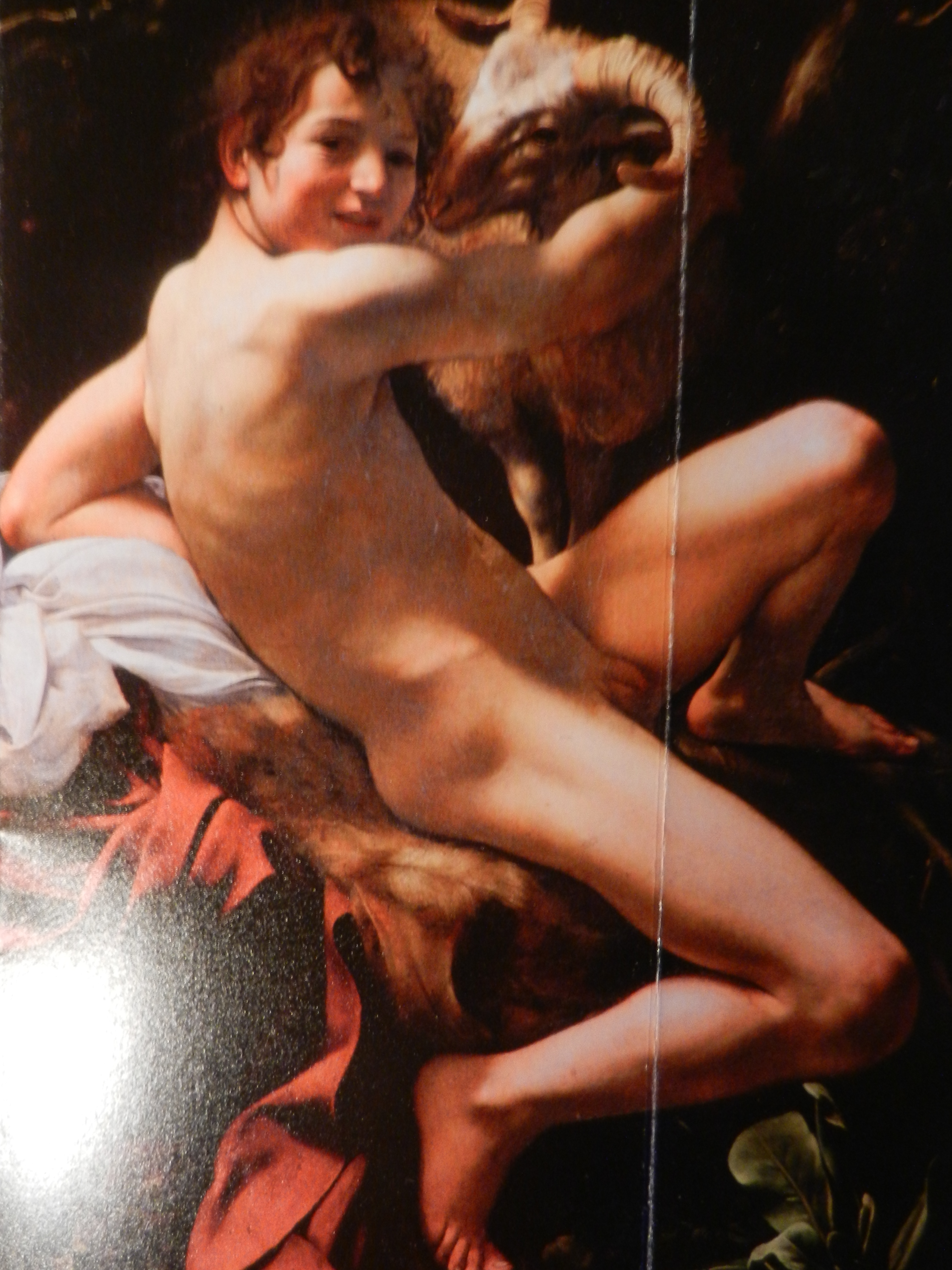 Michelangelo: Johannes der Täufer by Caravaggio (vom Prospekt abgeknipst)
