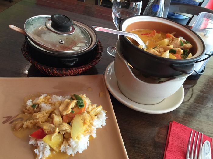 Thai-Curry mit Mangosauce