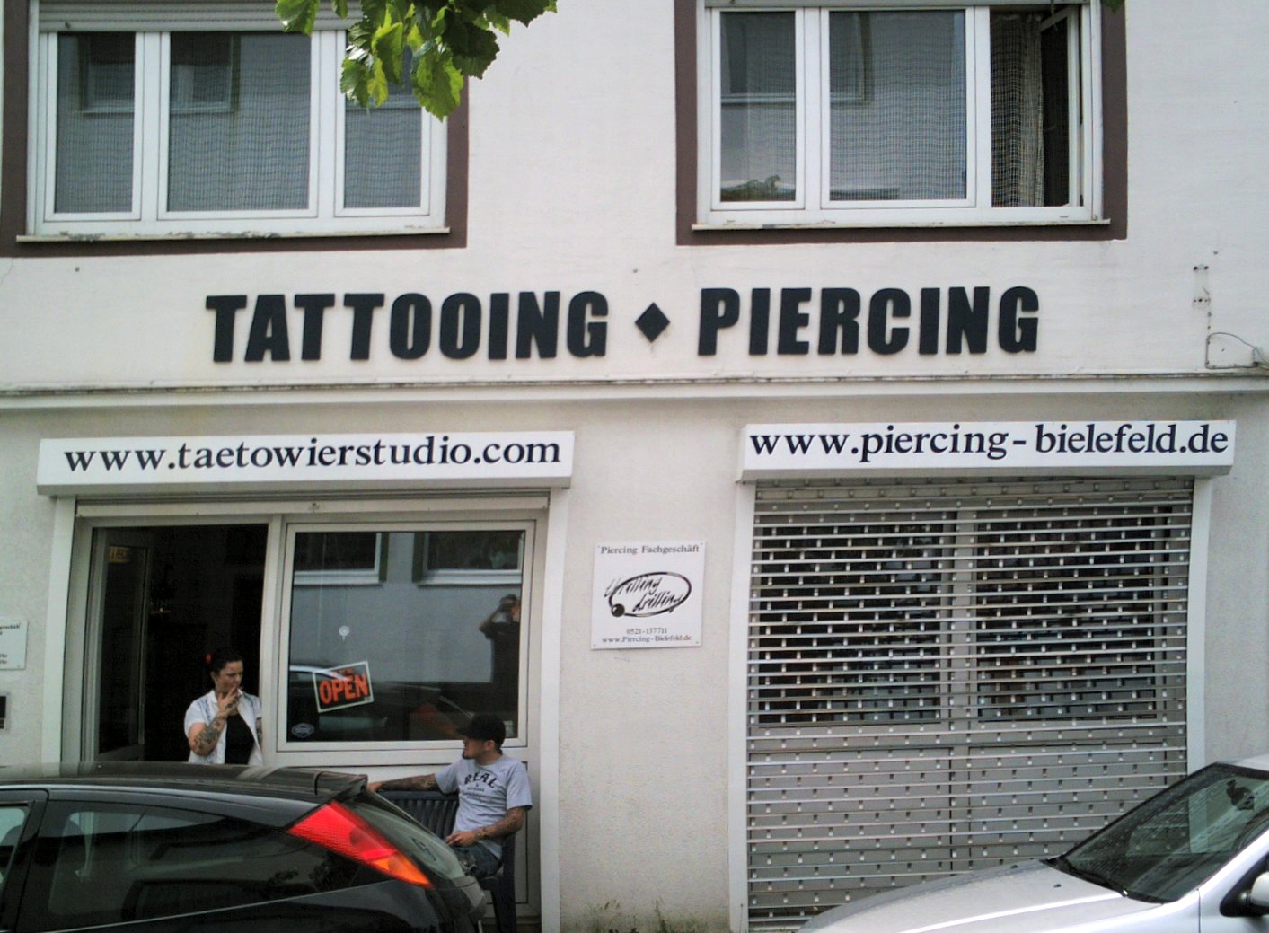 Der Laden vion Thrilling Drilling 
Piercing-Bielefeld.de