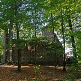 Ruine St. Barbara-Kapelle in Karlsbad