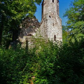 Ruine St. Barbara-Kapelle in Karlsbad