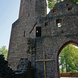 Ruine St. Barbara-Kapelle in Karlsbad