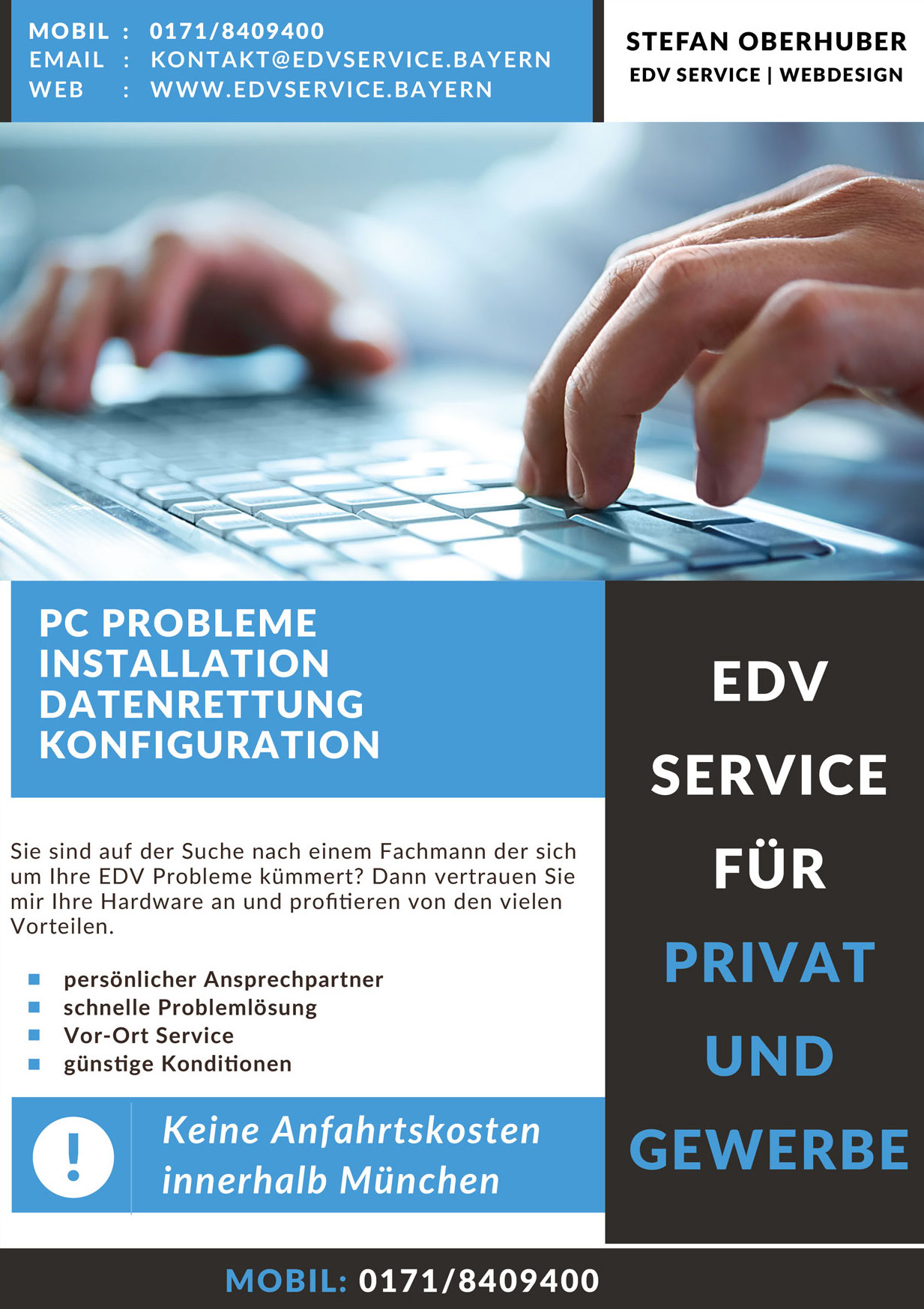 PC Service, EDV Service, PC Doktor, PC Notdienst München