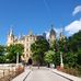 Schweriner Schloss in Schwerin in Mecklenburg