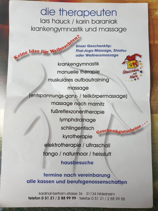 Nutzerbilder Die Therapeuten Lars Hauck Krankengymnastik- u. Massagepraxis