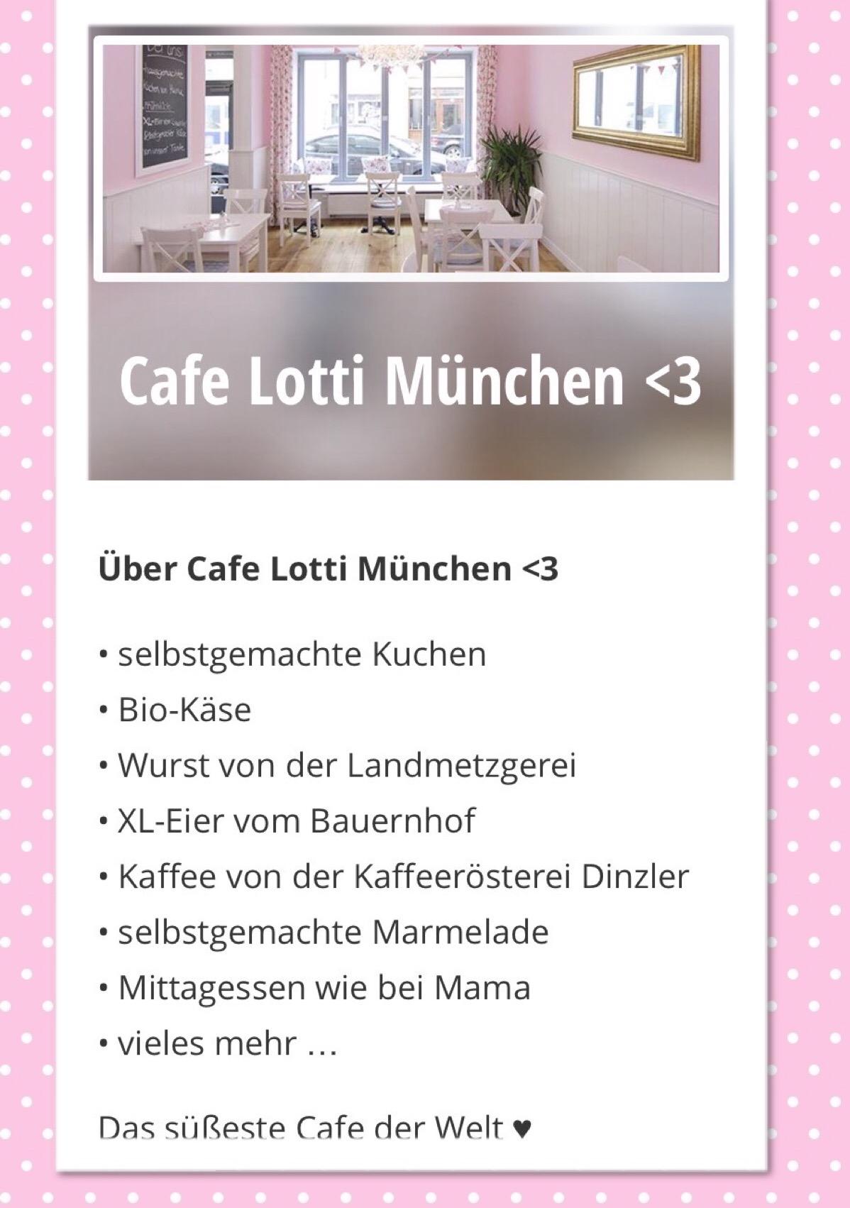 Bild 1 Café Lotti München in München