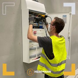 Elektriker / Elektroinstallation / Stromversorgung / HERRMANN Sicherheits- &amp; Elektrotechnik