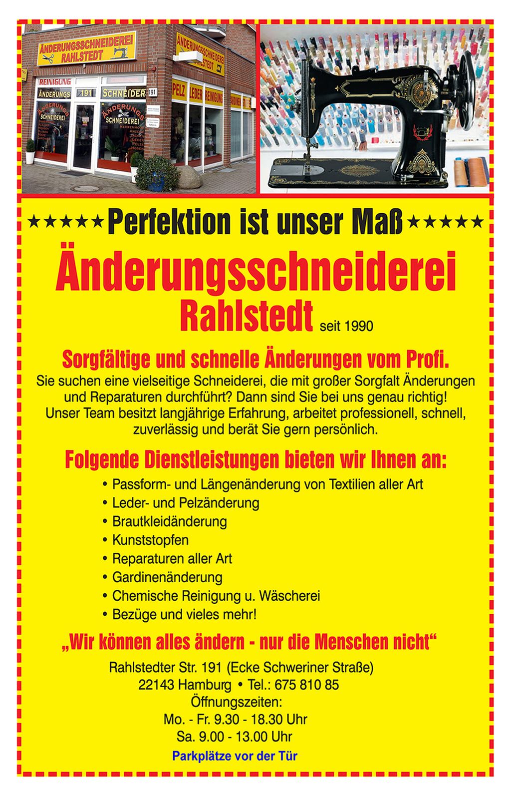 Nutzerfoto 12 Änderungsschneiderei Hamburg - Rahlstedt