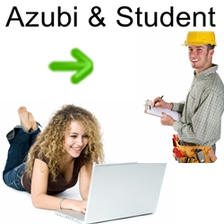 Azubi und Student - viele gute Tipps für die Ausbildung junger Leute auf der Vorsorge-Website www.pflegegeld24.com