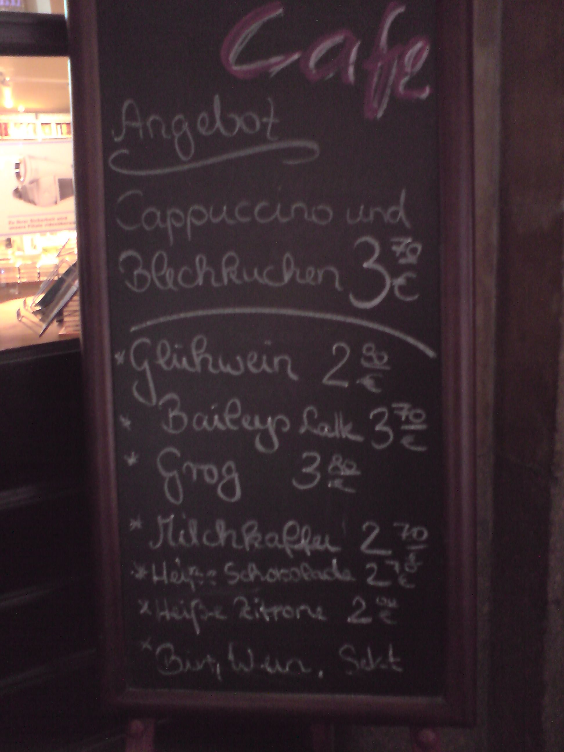 Angebot &quot;Cafe Ludwig&quot;