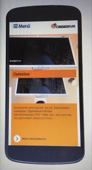 Detektei Observa aus Saarbrücken auch im Netz.
