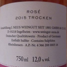 Wein vom Weingut Neus