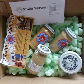 Schwerter Senf - gut verpackt nach Hause geliefert.