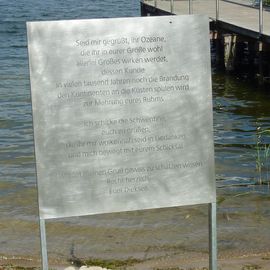 Am Anleger Niederkleveetz grüßt der Dieksee