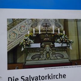 Historischer Altar in St. Salvator