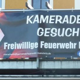 Werbung für eine wichtige Einrichtung - die Feuerwehr !