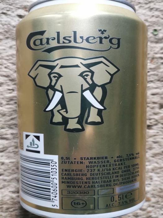 Carlsberg - stark wie ein Elefant