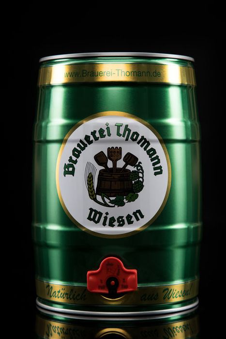 Thomann-Bier im Partyfass