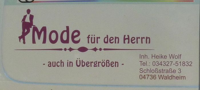 Mode für den Herrn