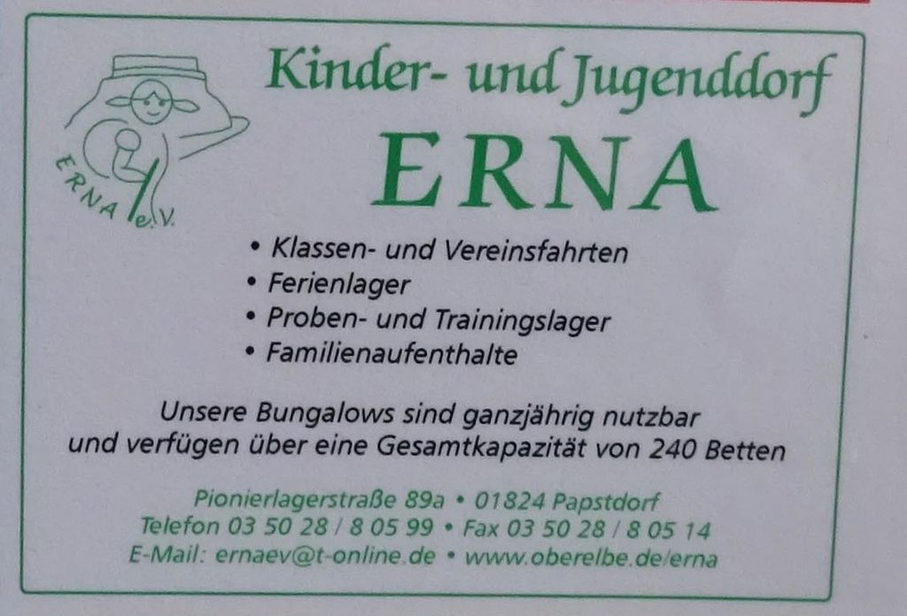 Nutzerfoto 1 Kinder- & Jugenddorf ERNA ERholung & NAtur e.V.