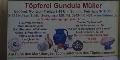 Töpferei Gundula Müller in Frohburg