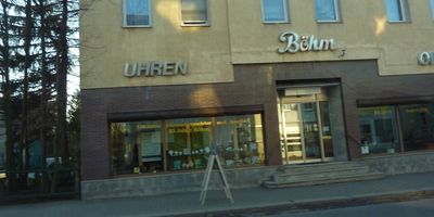 Böhm Uhrmacher-& Augenoptikmeister in Lugau im Erzgebirge