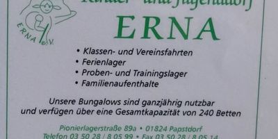 Kinder- & Jugenddorf ERNA ERholung & NAtur e.V. in Papstdorf Gemeinde Gohrisch