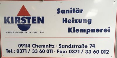 KIRSTEN Sanitär Heizung Klempnerei in Chemnitz in Sachsen
