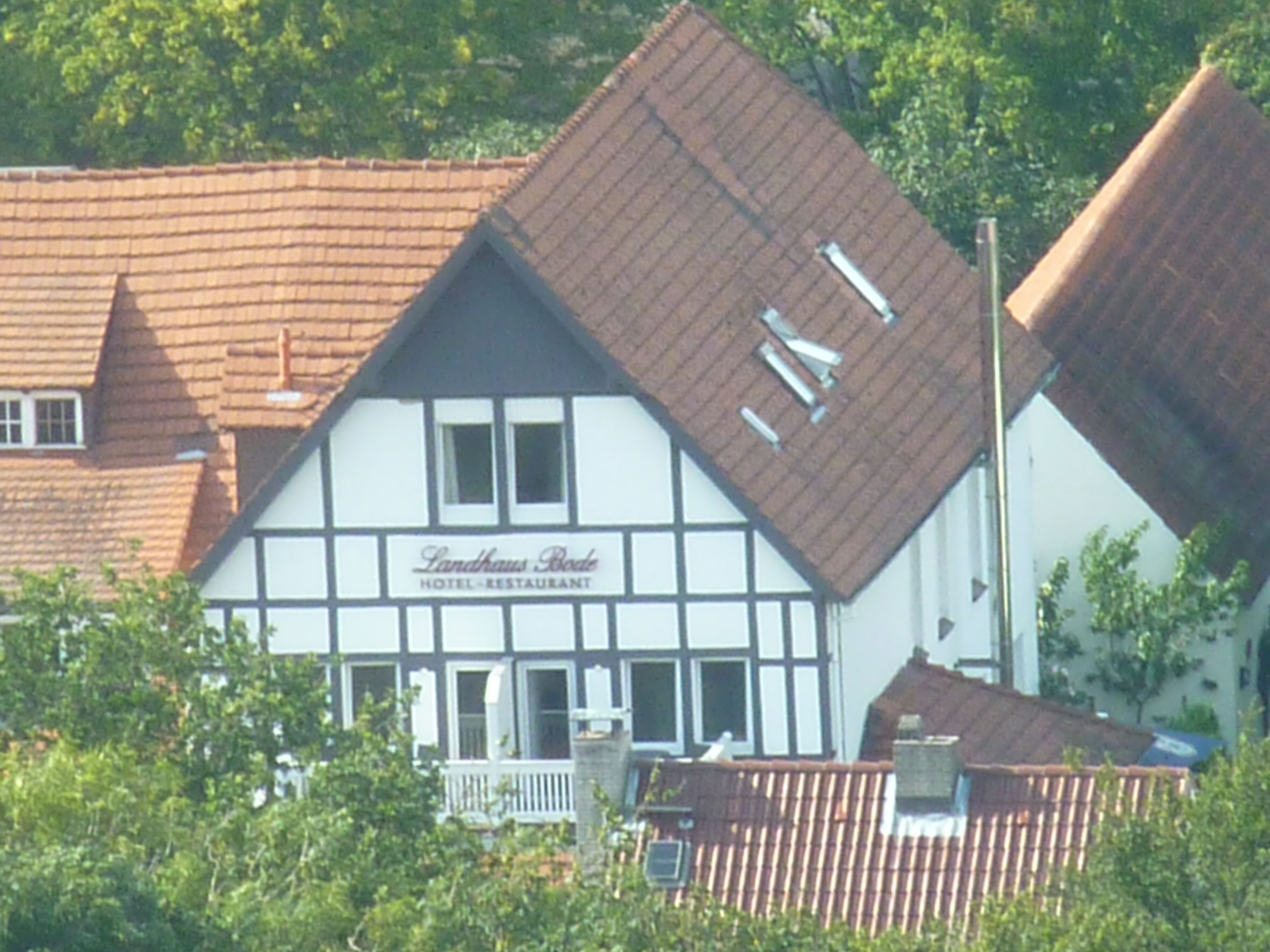 Landhaus Bode vom Hotel Maritim aus gesehen
