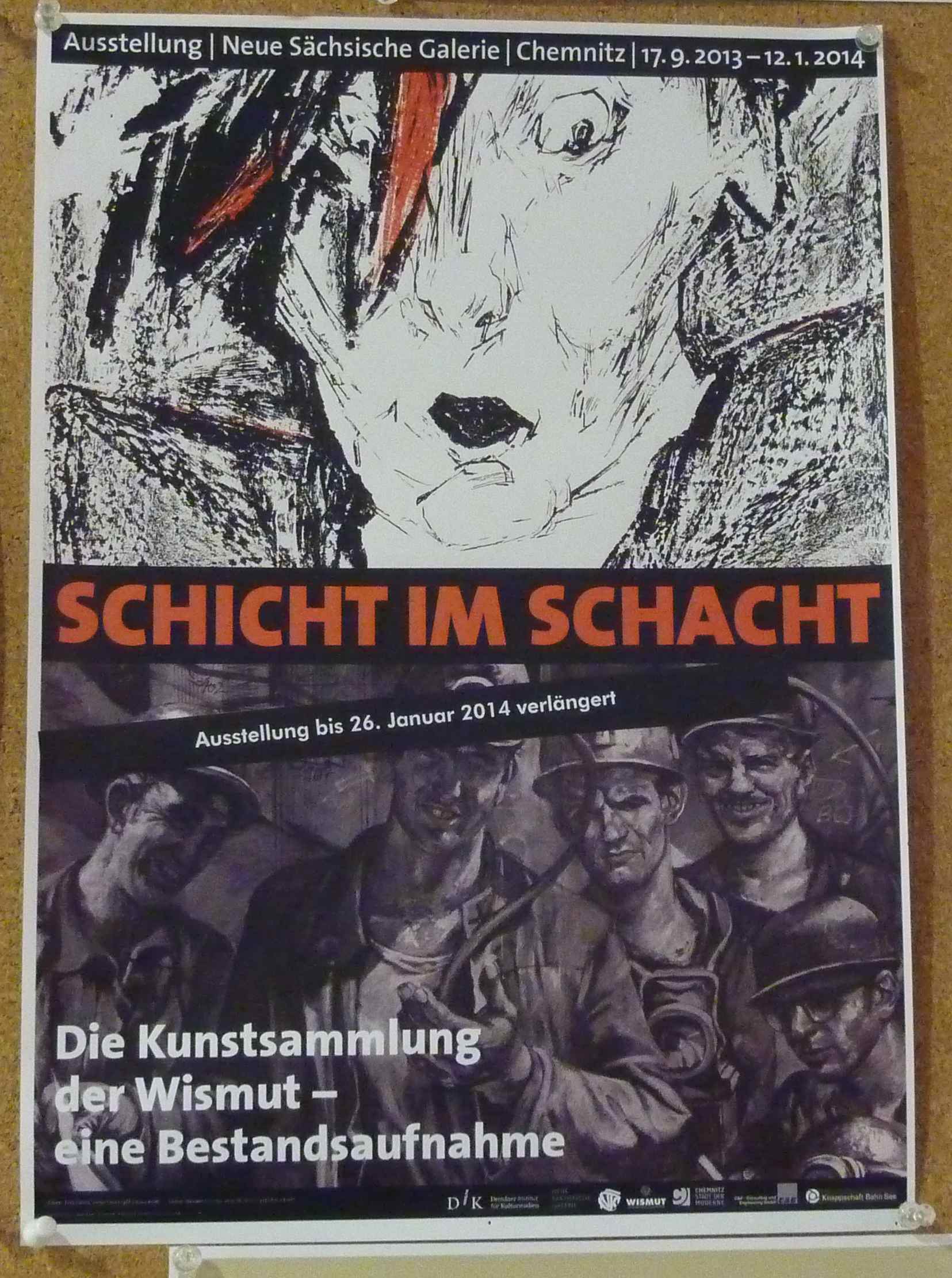 Neue Sächsische Galerie, Ausstellungsplakat