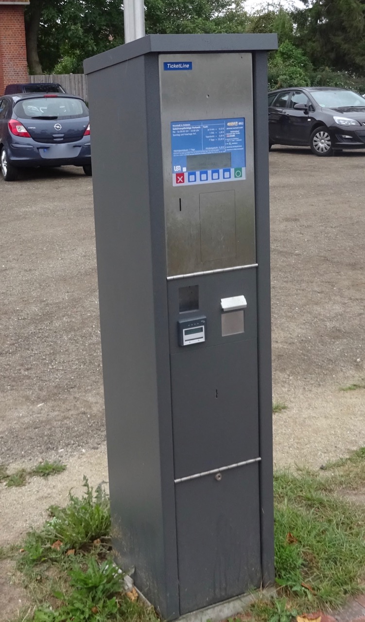 Parkautomat aus dem Programm von WSA