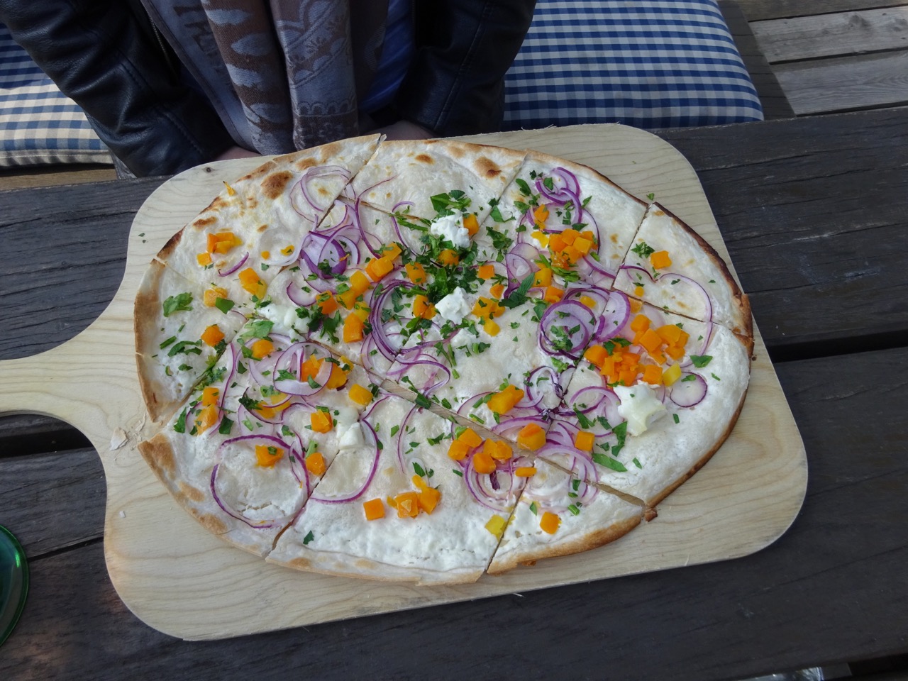 Flammkuchen im Spargelhof-Restaurant