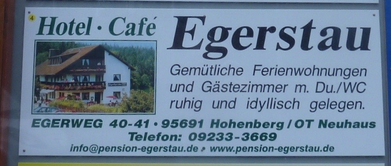 Bild 1 Cafe-Pension Egerstau in Hohenberg a.d.Eger