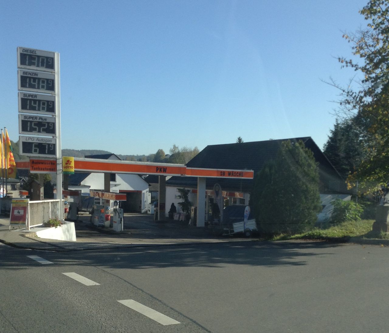 Tankstelle an der Linde in Mülsen