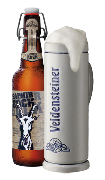 Veldensteiner Saphir-Bock, ein leckeres Produkt der Brauerei Kaiser