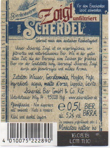 Bild 3 Scherdel Bier Beteiligungs- und Geschäftsführungs GmbH in Hof