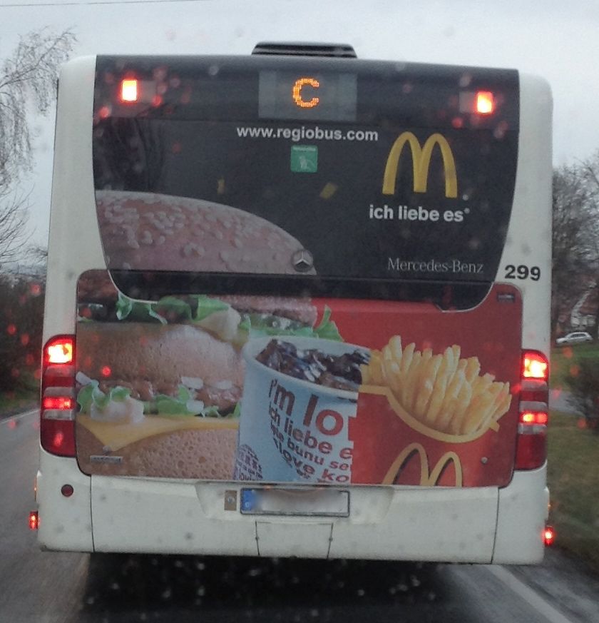 McDonalds unterwegs...