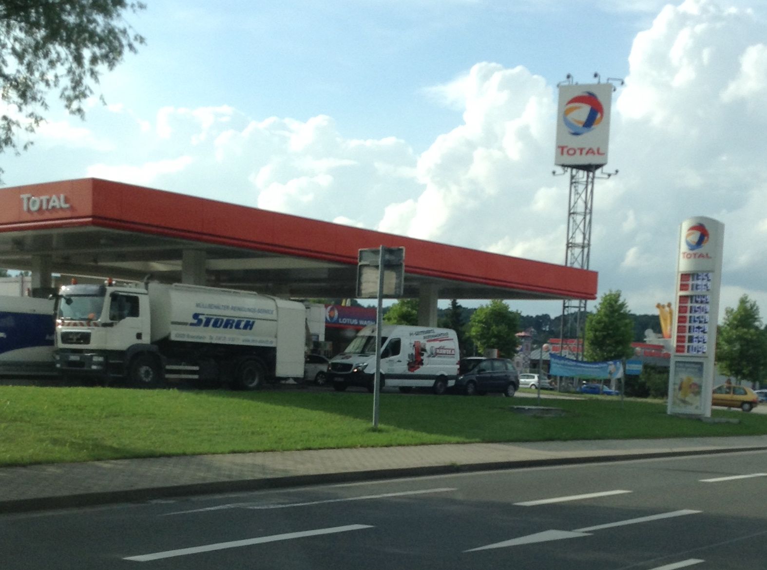 Total-Tankstelle Glauchau